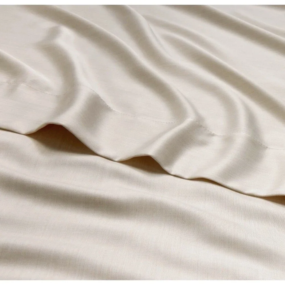 California King 400 Thread Count Rayon from Bamboo Sheet Set Natural NEW